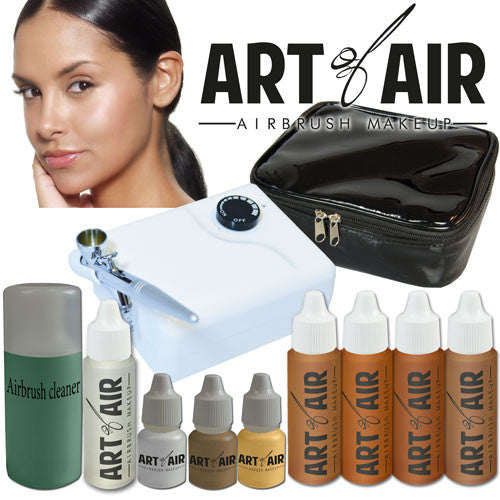 16 Color Airbrush Makeup Set Ultimate Kt W-12 Blush Tanning